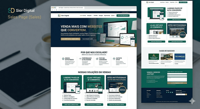 Landing Pages / Páginas de Vendas
